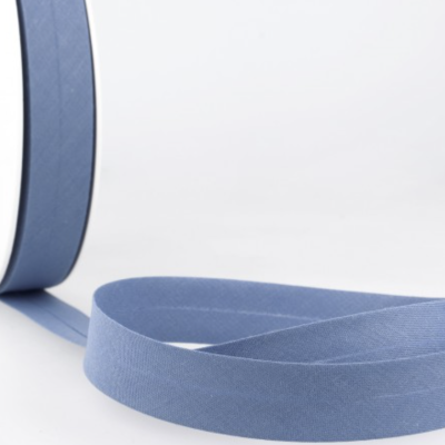 Biais uni 2 cm bleu jean