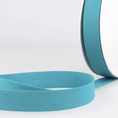 Biais uni 2 cm bleu caraïbe
