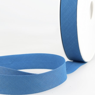 Biais uni 2 cm bleu céruléen