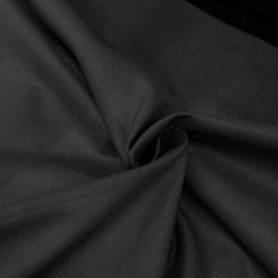 Tissu coton uni gris fumée