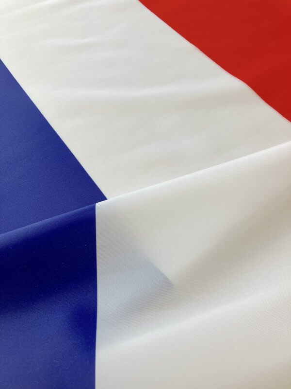 Tissu tricolore bleu blanc rouge