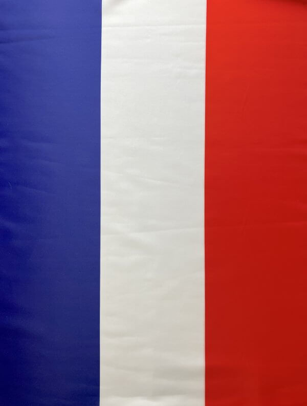 Tissu tricolore bleu blanc rouge