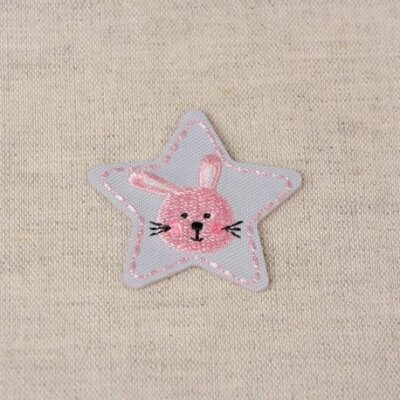 Écusson thermocollant Étoile lapin
