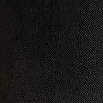 Tissu sergé de coton uni noir
