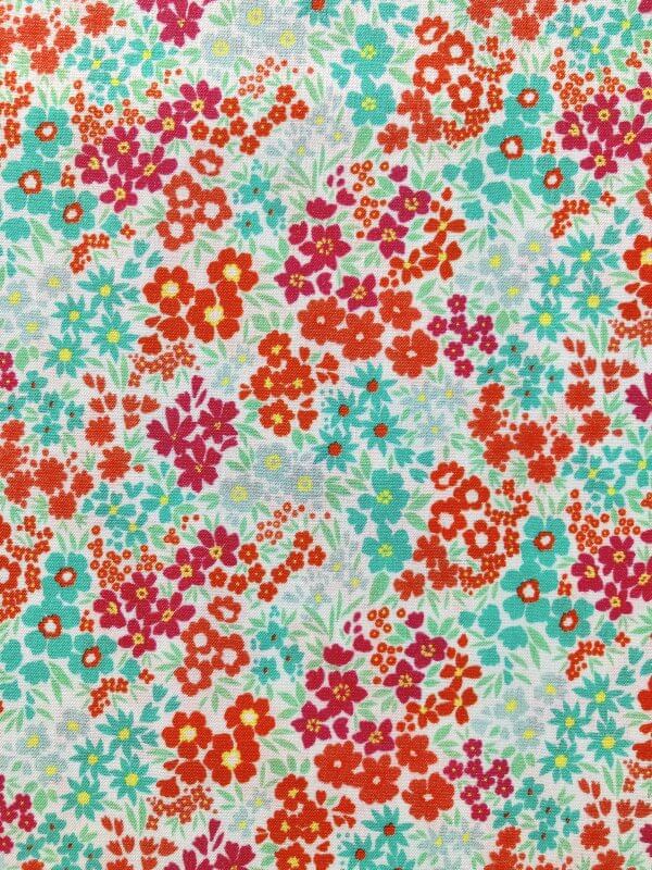 Tissu habillement smallest flowers tiffany