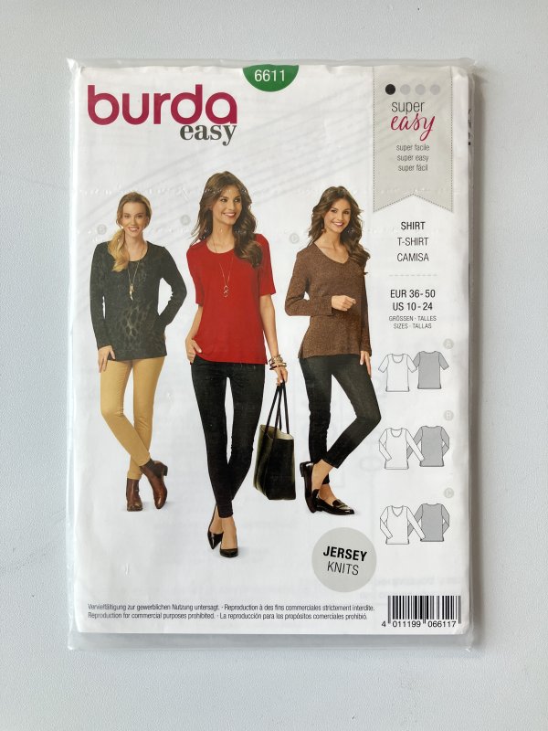 Patron Burda easy t-shirt
