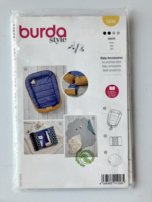 Patron Burda style accessoire de bébé