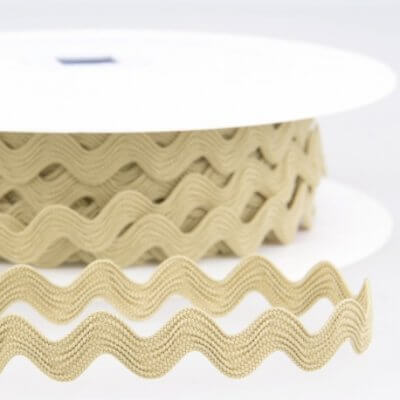 Serpentine unie taupe 13 mm