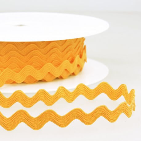 Serpentine unie jaune or 13 mm