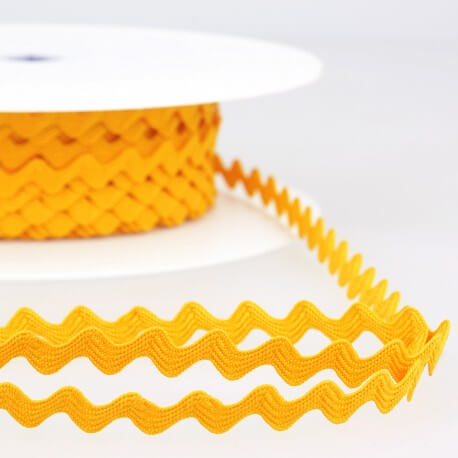 Serpentine unie jaune or 8 mm