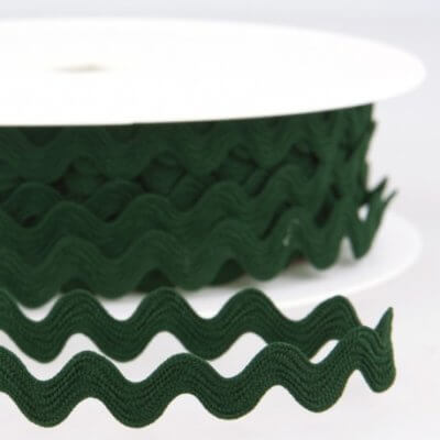 Serpentine unie vert bouteille 13 mm