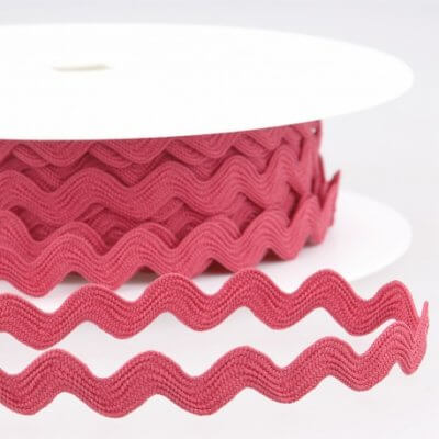Serpentine unie vieux rose 13 mm