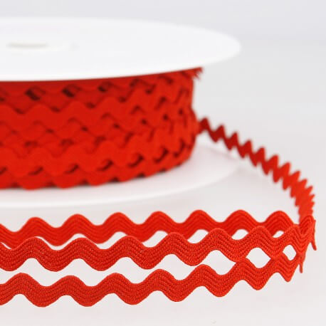 Serpentine unie rouge 8 mm