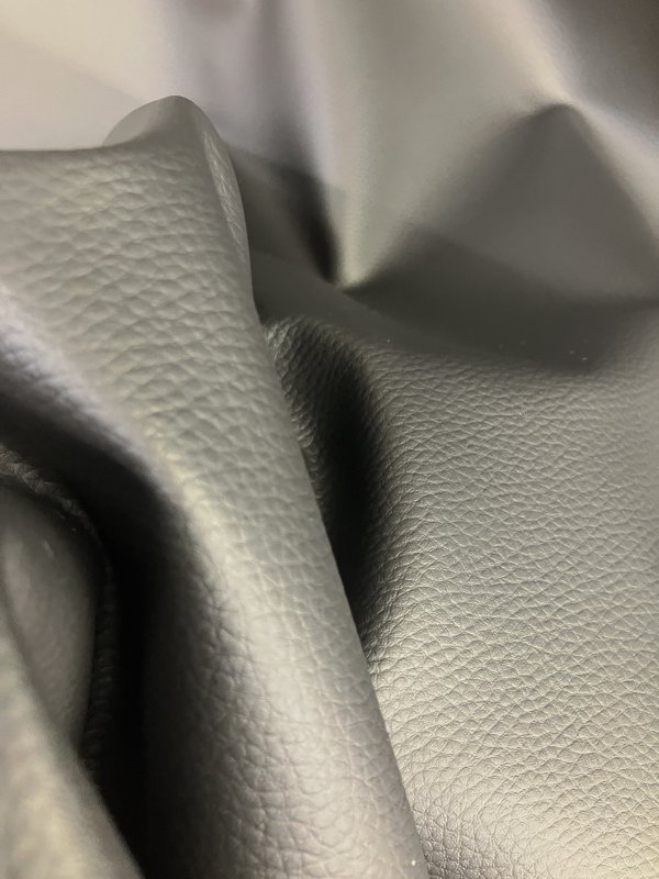 Simili cuir uni Dolaro Noir