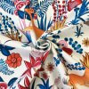 IMG_9373 Tissu ameublement Thevenon coton Paradis Island Multicolore