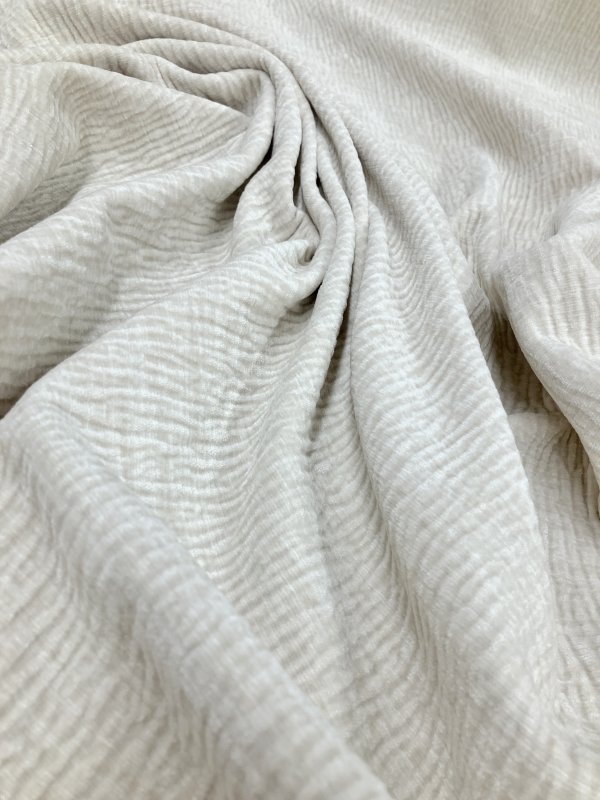 Tissu ameublement Thevenon Velours froisse Marble