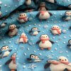 Tissu Pingouins