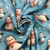Tissu Pingouins