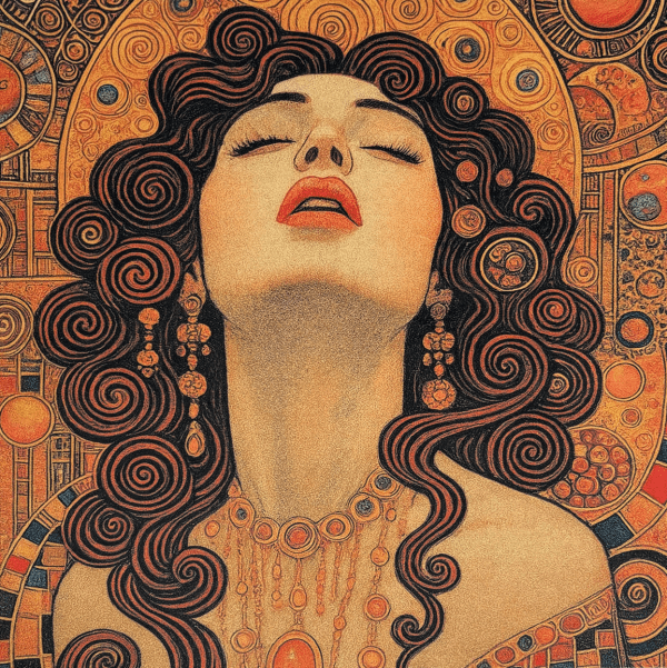 Femme légendaire orange