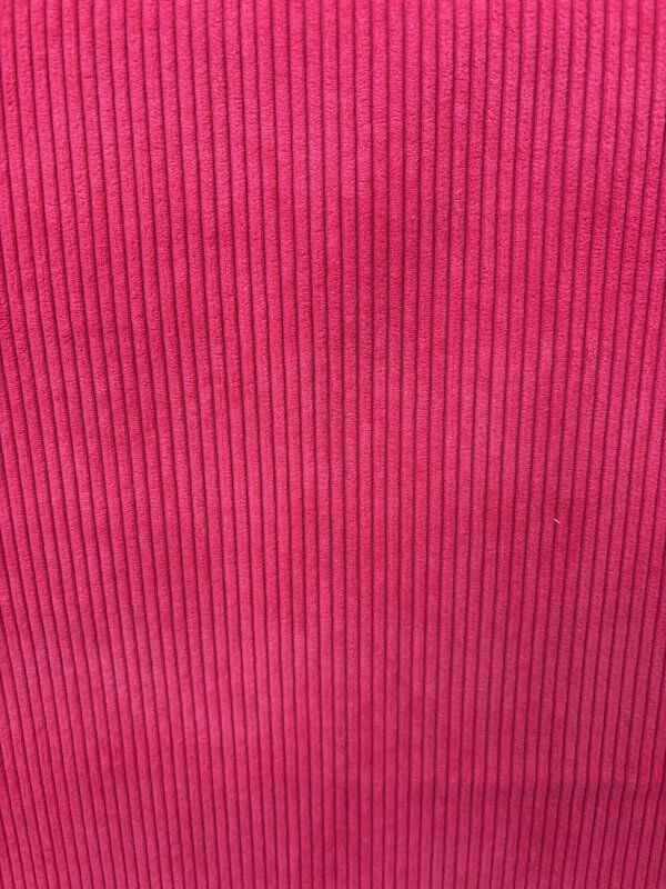 Velours côtelé rose fuschia