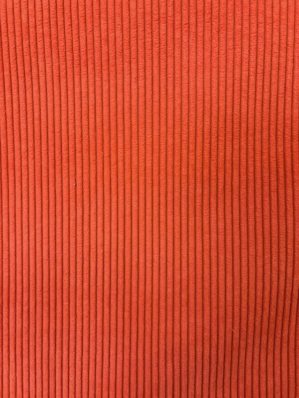 Velours côtelé orange