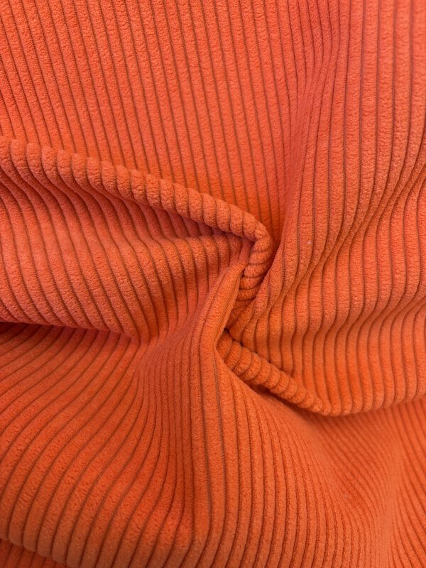 Velours côtelé Huggy Orange