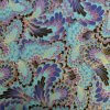 tissu japonais bleu